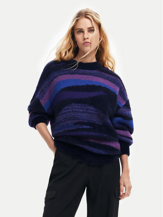 Свитер обычного кроя Desigual, синий
Свитер обычного кроя Desigual, синий