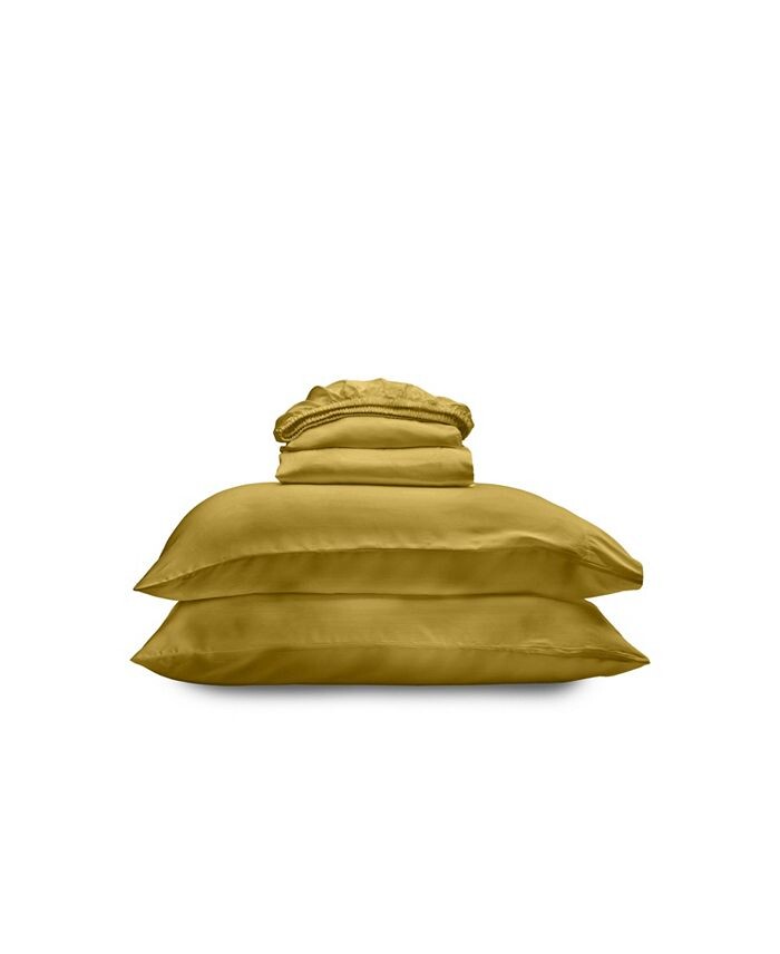 Ettitude Airy CleanBamboo Набор простыней из бамбукового сатина+, размер King, золотой
Ettitude Airy CleanBamboo Набор простыней из бамбукового сатина+, размер King, золотой