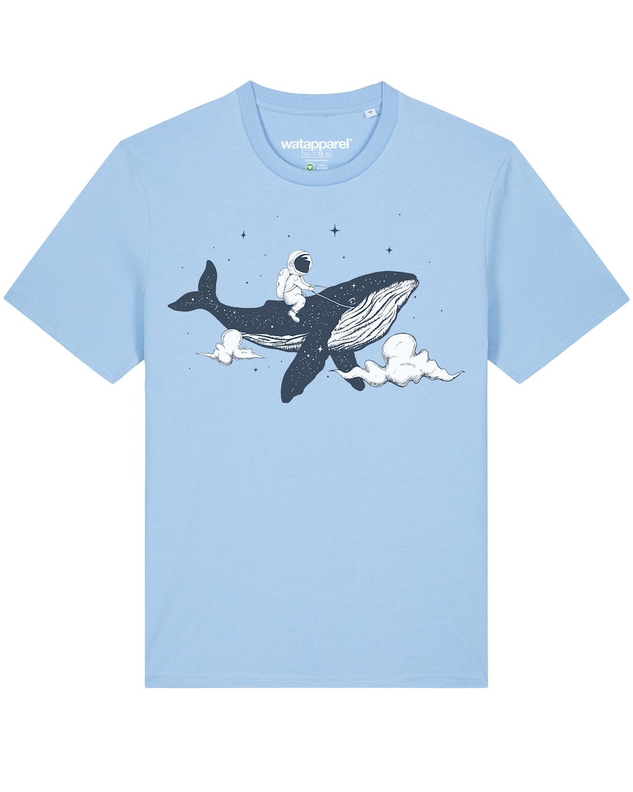 Рубашка Watapparel Spacewhale, светло-голубой
Рубашка Watapparel Spacewhale, светло-голубой