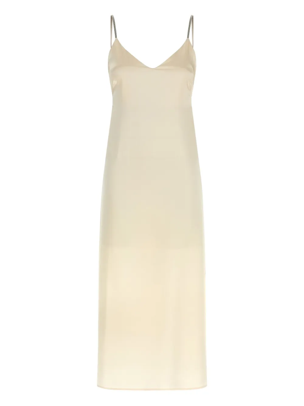 Платье-комбинация миди с V-образным вырезом Peserico, нейтральный
Платье-комбинация миди с V-образным вырезом Peserico, нейтральный