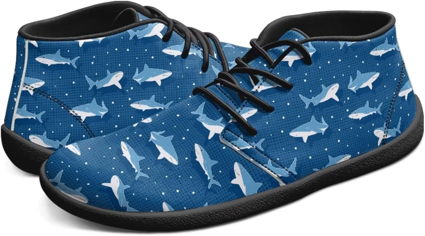 Мужские босоножки с нулевым падением, минималистичные с широкой носочной частью, нескользящие и удобные для ходьбы и походов кроссовки Pointodoor, Cartoon Ocean Shark
Мужские босоножки с нулевым падением, минималистичные с широкой носочной частью, нескользящие и удобные для ходьбы и походов кроссовки Pointodoor, Cartoon Ocean Shark