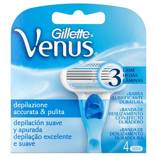 Вкладыши для бритвы, 4 шт. Gillette, Venus
Вкладыши для бритвы, 4 шт. Gillette, Venus