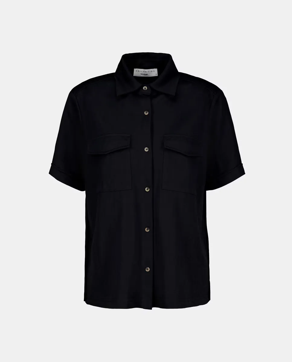 Женская однотонная блузка с коротким рукавом Woman El Corte Inglés, черный
Женская однотонная блузка с коротким рукавом Woman El Corte Inglés, черный