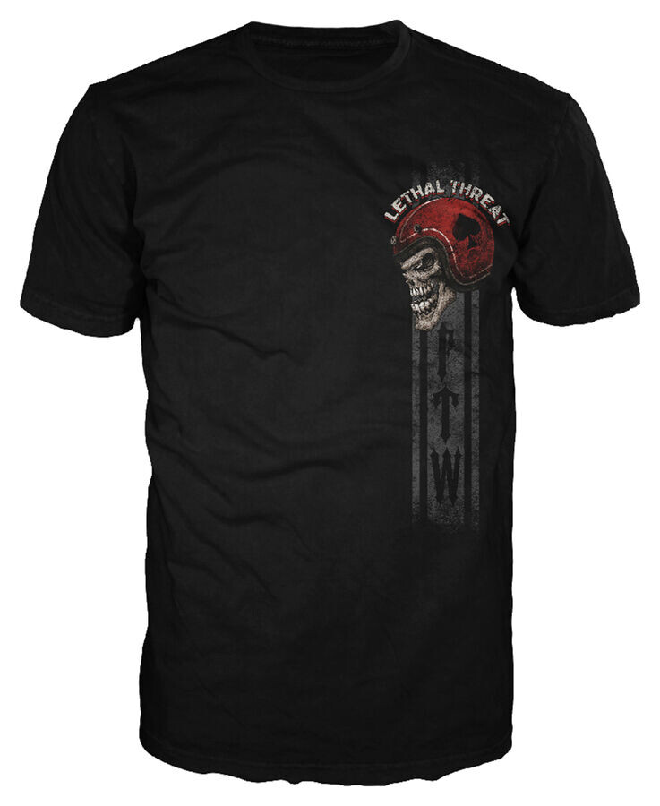 Футболка Forever Two Wheels Lethal Threat, черный 
Футболка Forever Two Wheels Lethal Threat, черный