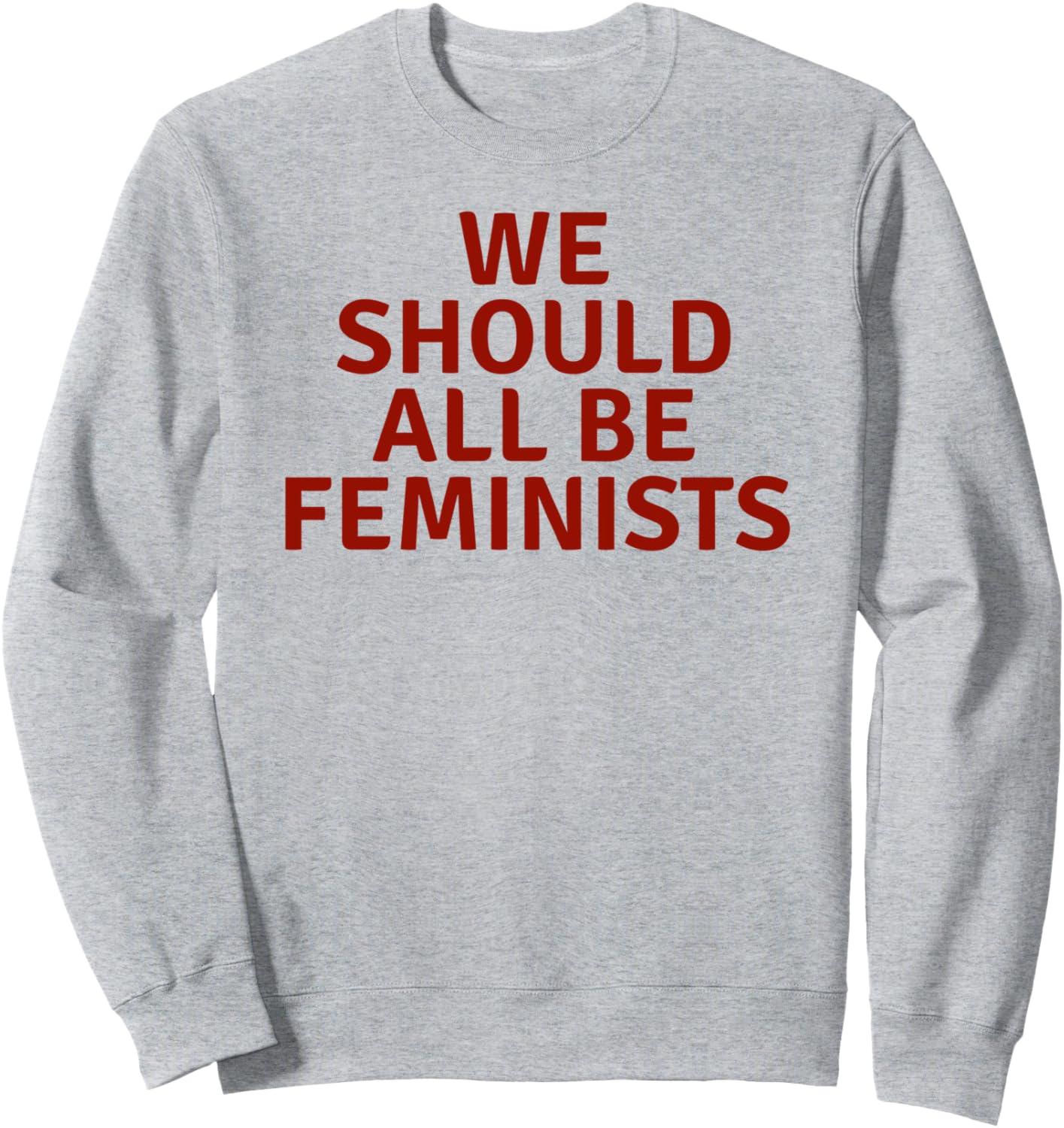 Толстовка с надписью «Мы все должны быть феминистками» We Should All Be Feminists Design, серый
Толстовка с надписью «Мы все должны быть феминистками» We Should All Be Feminists Design, серый