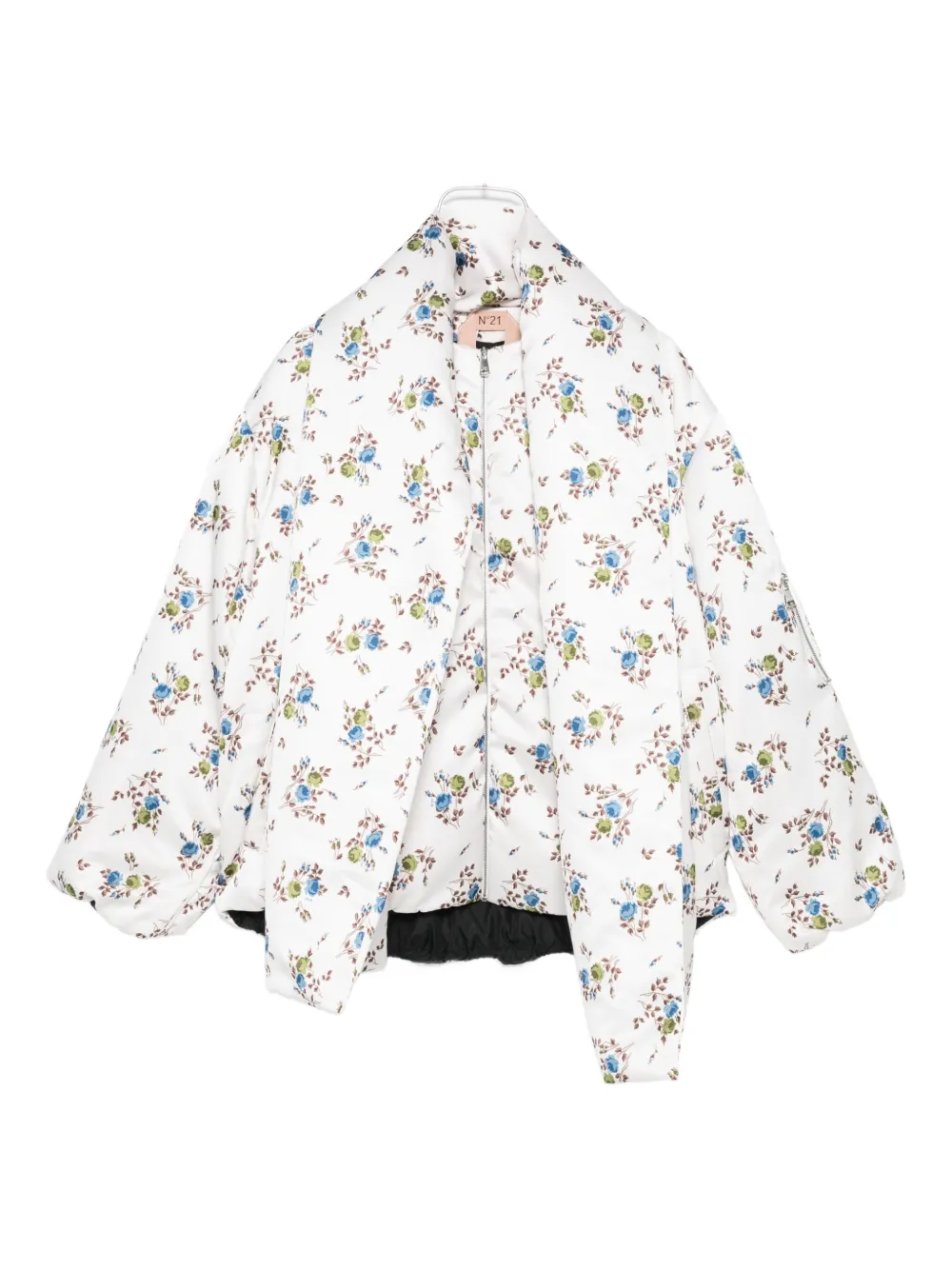 Пиджак с цветочным принтом и рукавами-фонариками Nº21, белый
Пиджак с цветочным принтом и рукавами-фонариками Nº21, белый