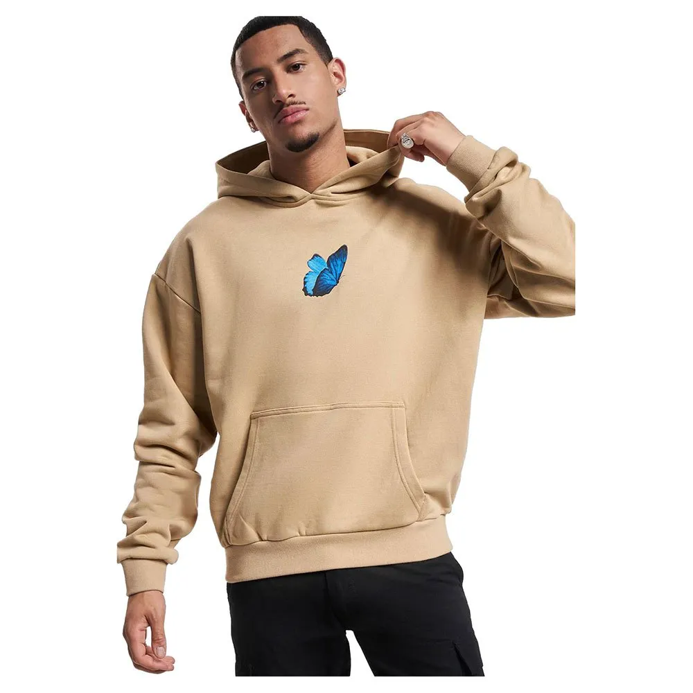 Худи Mister Tee Le Papillon Heavy Oversize, бежевый 
Худи Mister Tee Le Papillon Heavy Oversize, бежевый