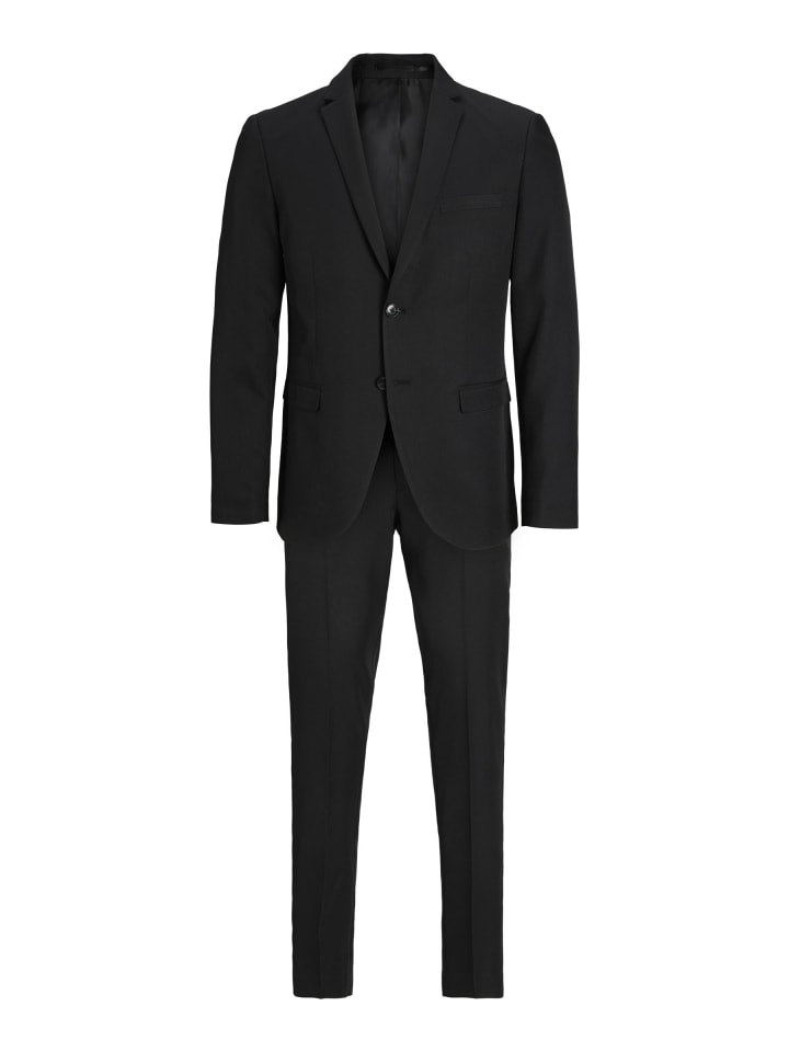 Jack & Jones Однобортный пиджак и брюки черного цвета
Jack & Jones Однобортный пиджак и брюки черного цвета