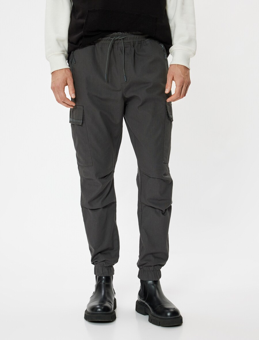 Обычные брюки Koton, антрацит
Обычные брюки Koton, антрацит