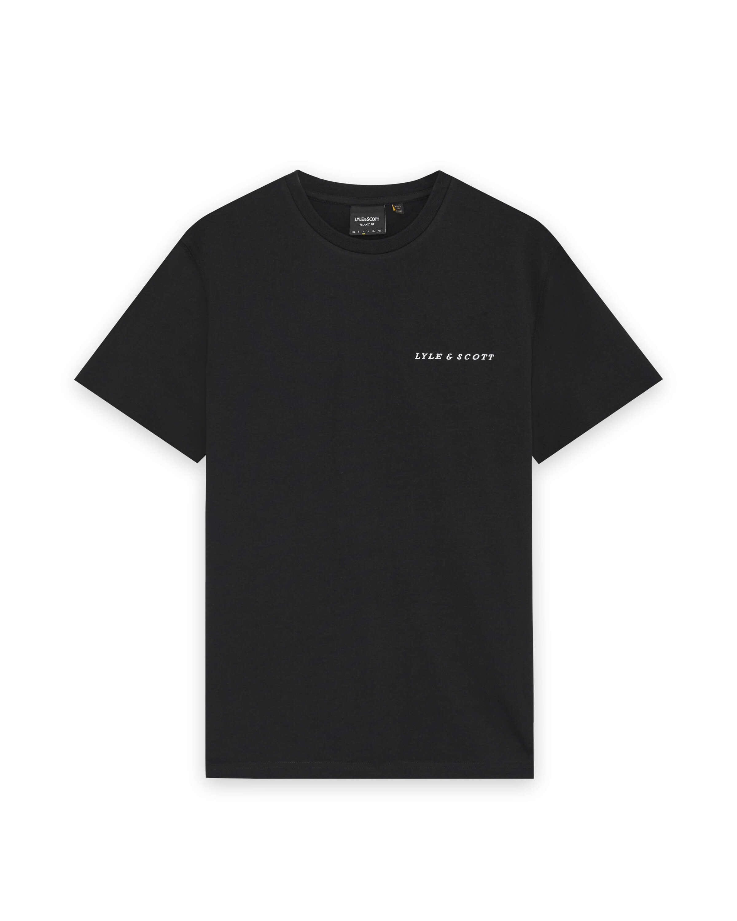 Lyle & Scott Футболка 'Script' в черном цвете
Lyle & Scott Футболка 'Script' в черном цвете