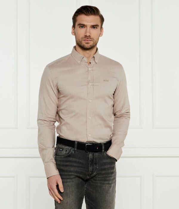 Рубашка мужская Boss из органического хлопка, бежевый
Рубашка мужская Boss из органического хлопка, бежевый
