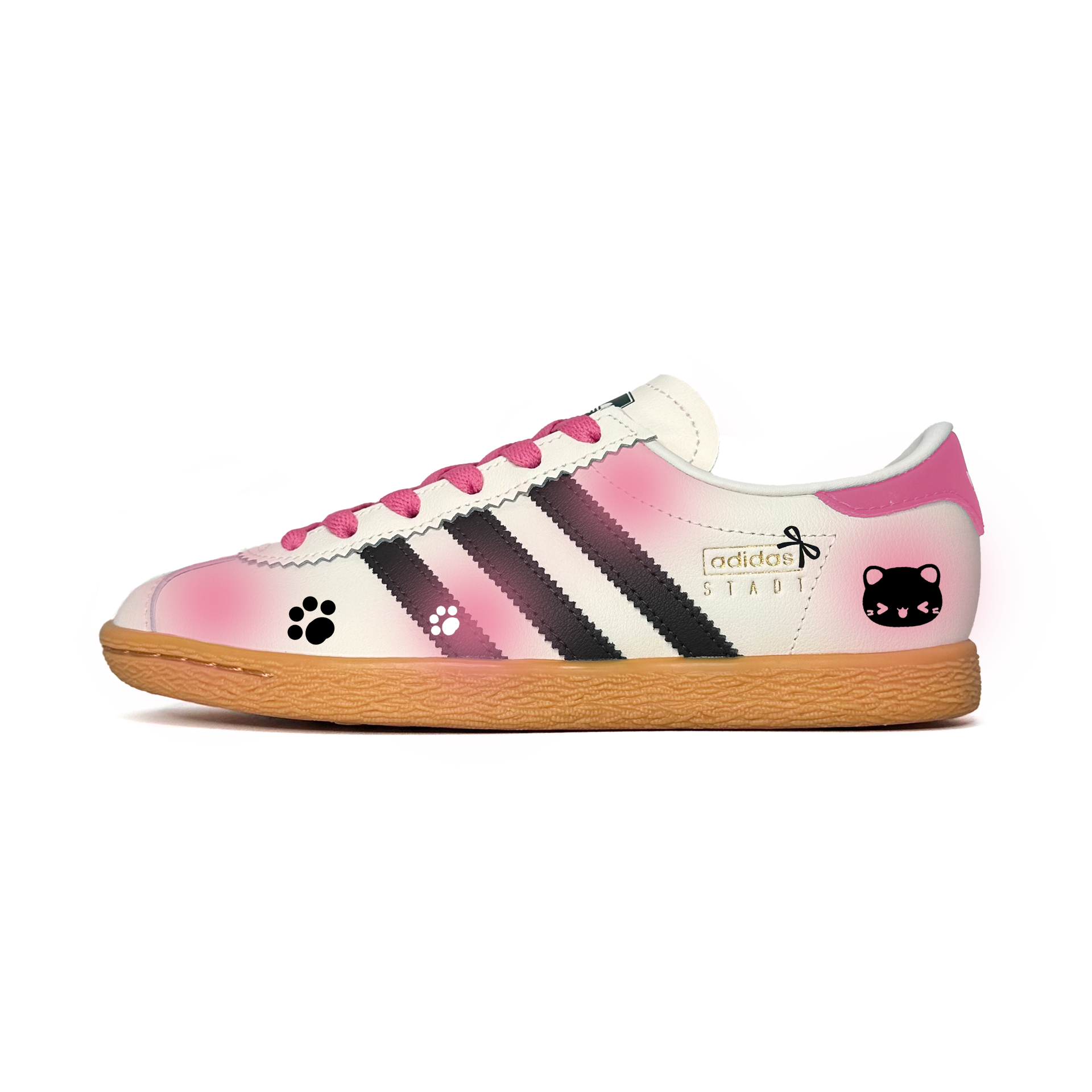 Adidas Originals Stadt Pink Spot Lightening Abrasion Resistant Low top German Army Trainers Unisex Pink
Adidas Originals Stadt Pink Spot Lightening Abrasion Resistant Low top German Army Trainers Unisex Pink
