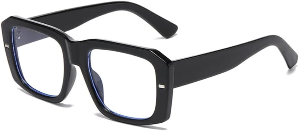 Популярные модные квадратные женские солнцезащитные очки в винтажном стиле с заклепками, панк-стиль, мужские солнцезащитные очки с защитой от УФ-излучения UV400 и прозрачными линзами UATXTAU, Black Clear
Популярные модные квадратные женские солнцезащитные очки в винтажном стиле с заклепками, панк-стиль, мужские солнцезащитные очки с защитой от УФ-излучения UV400 и прозрачными линзами UATXTAU, Black Clear