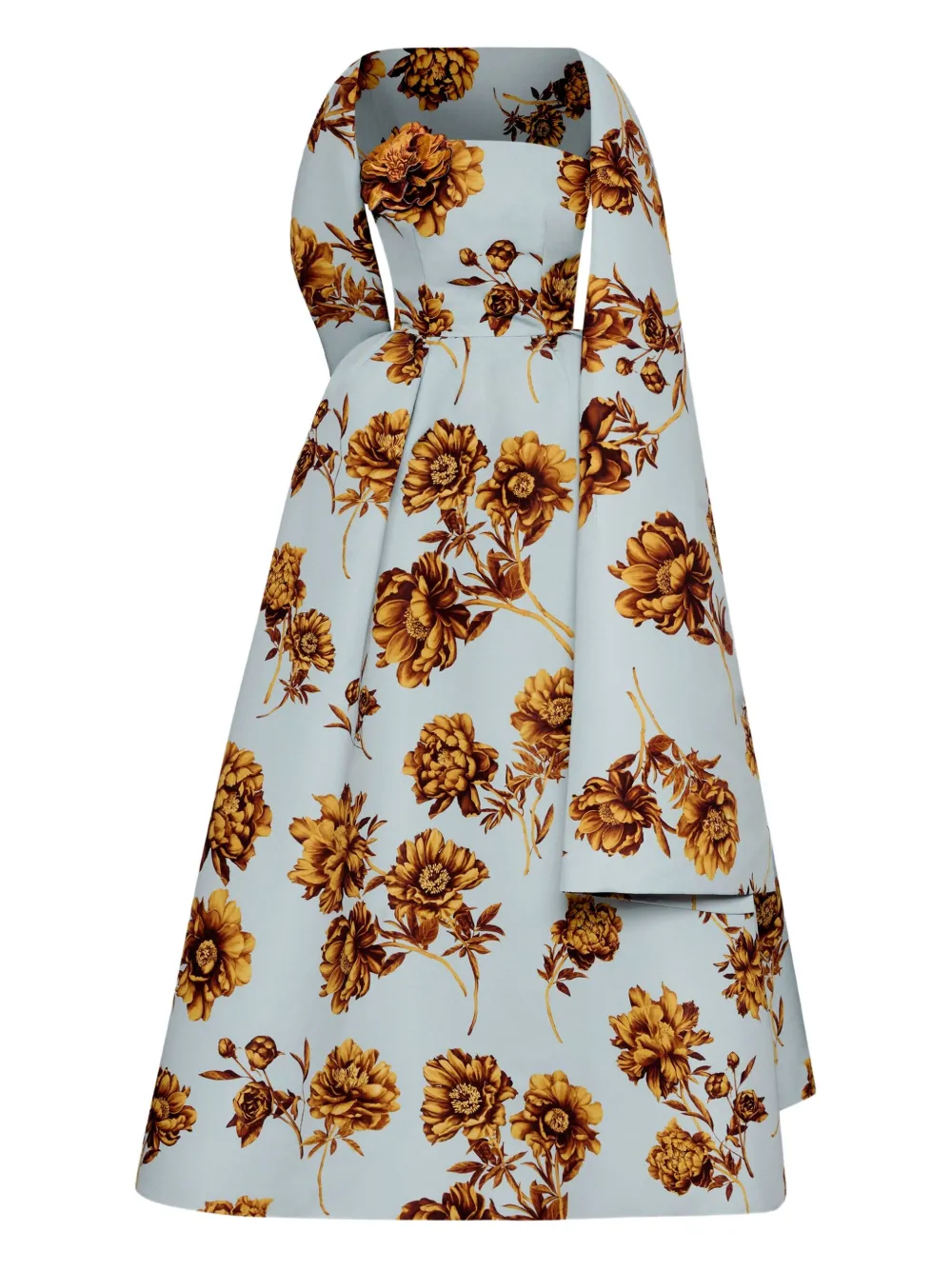 Платье без бретелек с цветочным принтом Oscar de la Renta, синий
Платье без бретелек с цветочным принтом Oscar de la Renta, синий