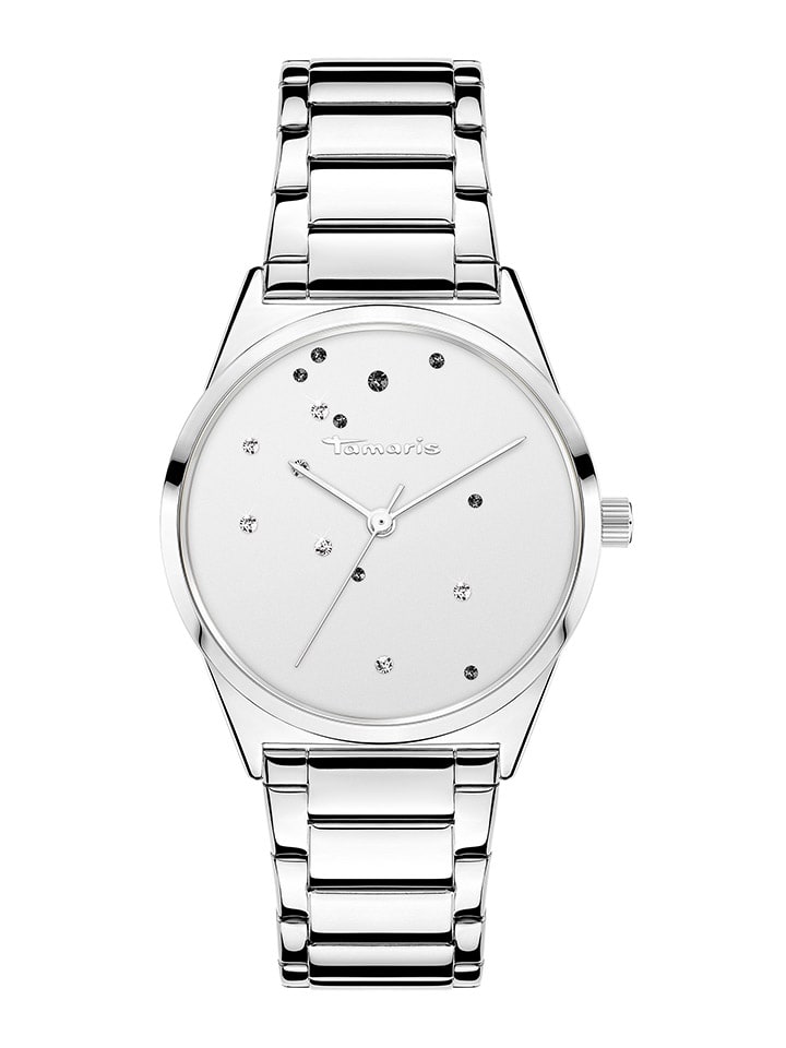 Tamaris Кварцевые часы серебристо-белого цвета
Tamaris Кварцевые часы серебристо-белого цвета