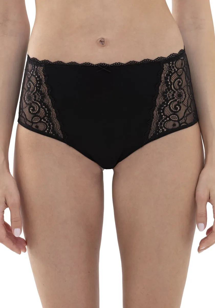 Трусики Mey на талии "AMOROUS", боковые стороны украшены кружевом, черный
Трусики Mey на талии "AMOROUS", боковые стороны украшены кружевом, черный