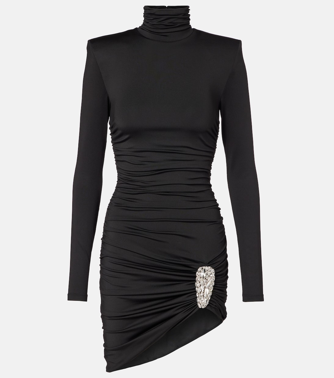 Мини-платье из джерси с декоративными сборками Area, черный
Мини-платье из джерси с декоративными сборками Area, черный