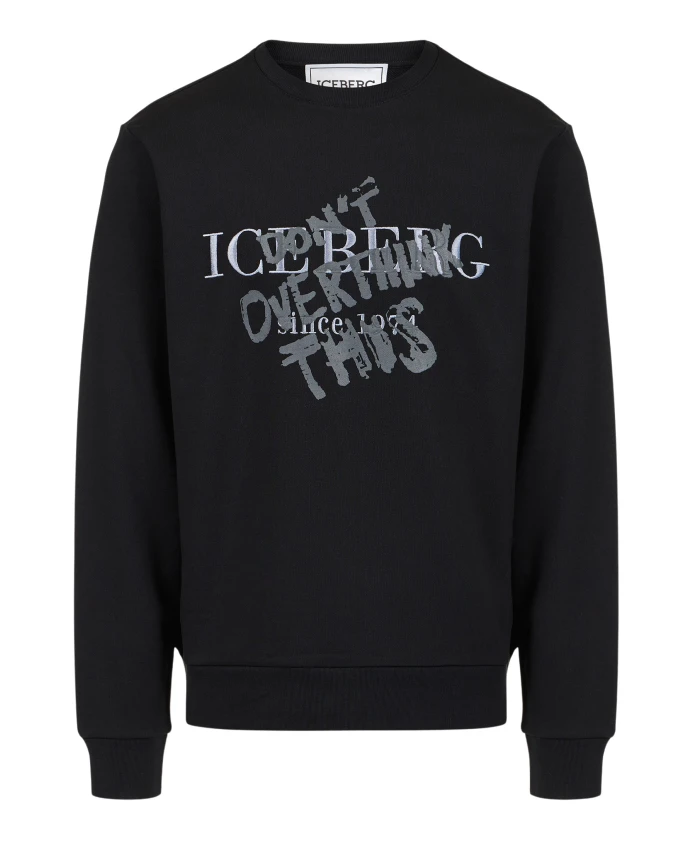 Толстовка с логотипом и вышивкой Iceberg, черный
Толстовка с логотипом и вышивкой Iceberg, черный