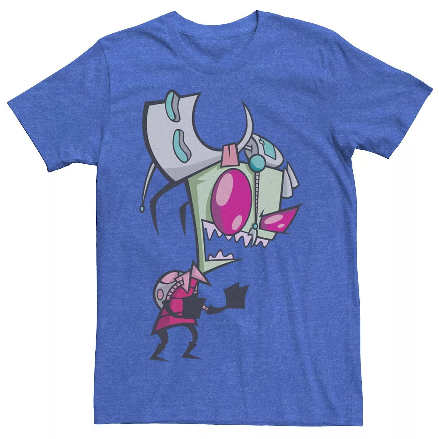 Мужская футболка Invader Zim с угрожающим смехом и усталостью Gir с изображением портрета Nickelodeon
Мужская футболка Invader Zim с угрожающим смехом и усталостью Gir с изображением портрета Nickelodeon