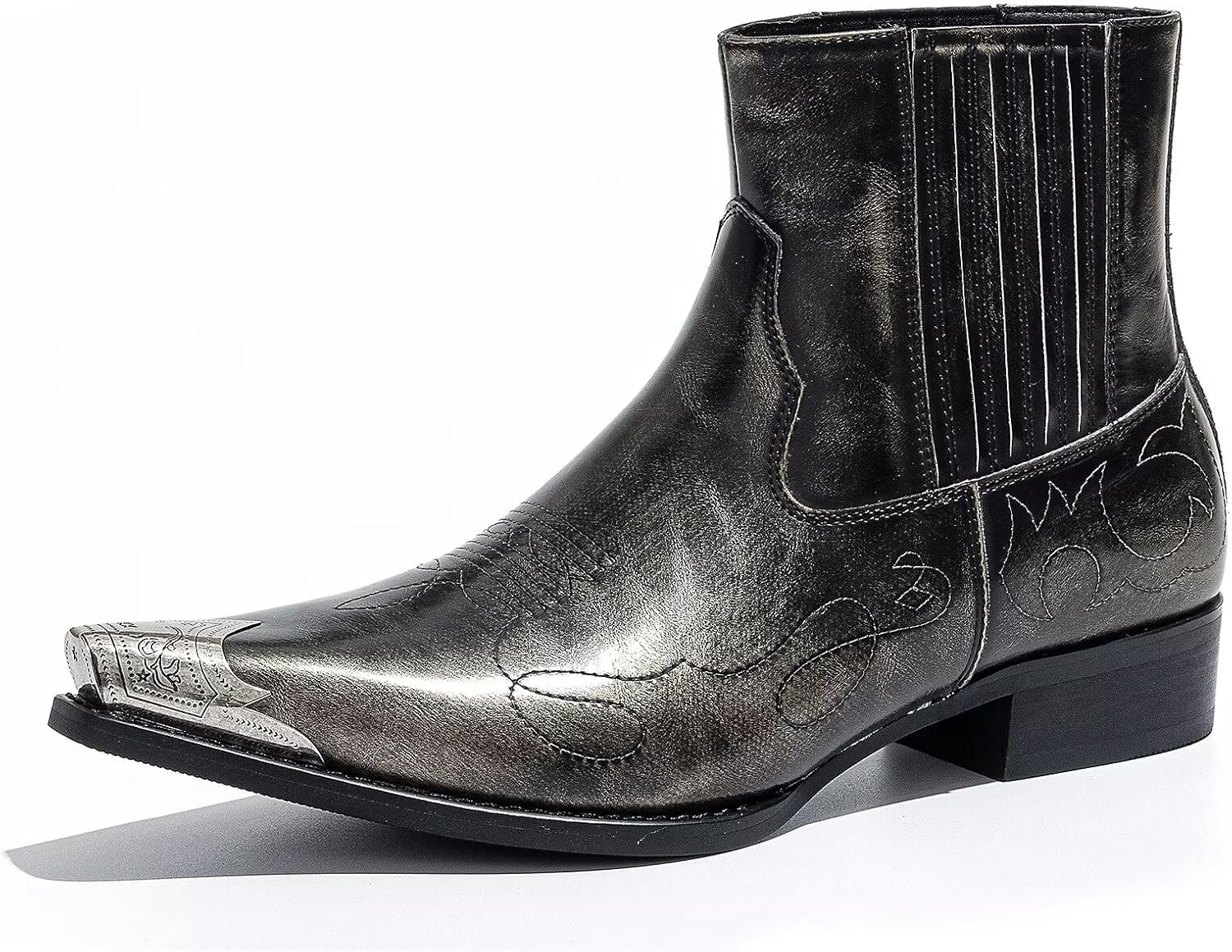 Мужские ботинки челси с цветочным жаккардовым узором и серебристым носком, без шнурков, идеально подходят для сцены, вечеринок, модных показов, повседневной носки и создания стильного образа Potence Star
Мужские ботинки челси с цветочным жаккардовым узором и серебристым носком, без шнурков, идеально подходят для сцены, вечеринок, модных показов, повседневной носки и создания стильного образа Potence Star