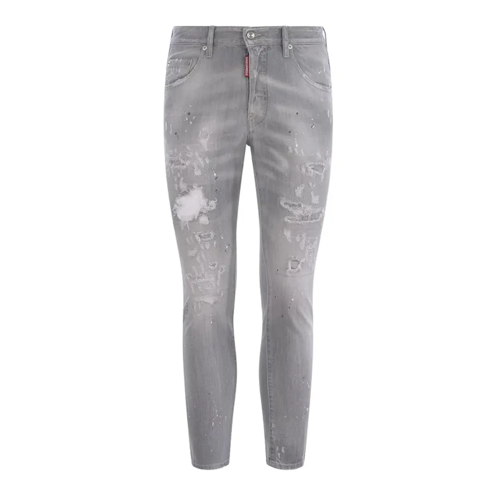 DSQUARED 2 Узкие джинсы Dsquared2 с эффектом брызг краски и декоративными деталями
DSQUARED 2 Узкие джинсы Dsquared2 с эффектом брызг краски и декоративными деталями