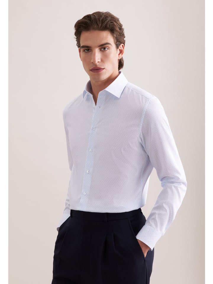 Seidensticker Деловая рубашка светло-голубого цвета
Seidensticker Деловая рубашка светло-голубого цвета