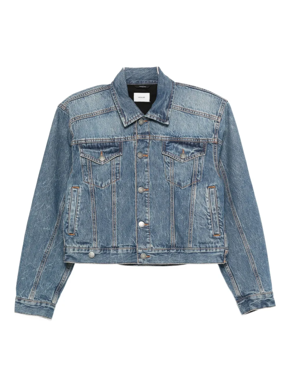 Джинсовая куртка на пуговицах Haikure, синий 
Джинсовая куртка на пуговицах Haikure, синий