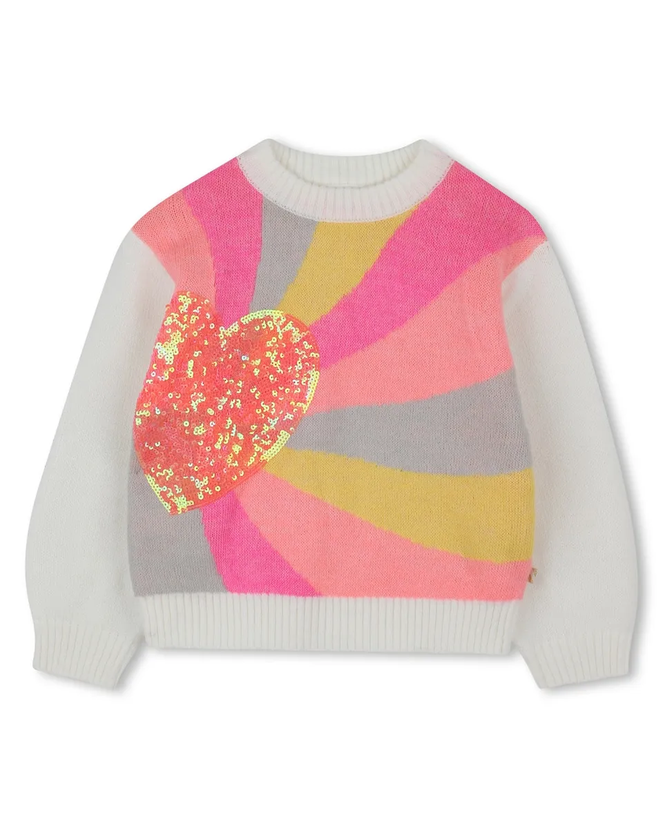 Детский джемпер с передней иллюстрацией и пайетками Billieblush, светло-бежевый
Детский джемпер с передней иллюстрацией и пайетками Billieblush, светло-бежевый