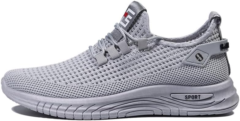 Мужские кроссовки большого размера с перфорированной вентиляцией для комфорта, повседневная обувь с мягкой подошвой, простой дизайн для спортивных занятий Hoalox, серый
Мужские кроссовки большого размера с перфорированной вентиляцией для комфорта, повседневная обувь с мягкой подошвой, простой дизайн для спортивных занятий Hoalox, серый
