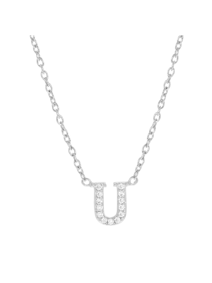 Lucardi Серебряное ожерелье 925 пробы с буквой «U»
Lucardi Серебряное ожерелье 925 пробы с буквой «U»