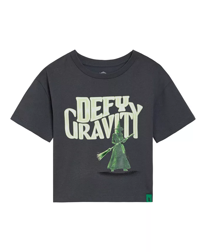 Футболка Universal Studios с квадратным кроем и спущенным плечом Wicked, черный 
Футболка Universal Studios с квадратным кроем и спущенным плечом Wicked, черный