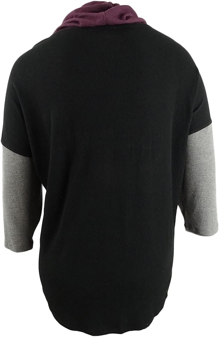 Женский топ Calvin Klein больших размеров с воротником-хомутом и цветными блоками, Garnet Combo
Женский топ Calvin Klein больших размеров с воротником-хомутом и цветными блоками, Garnet Combo