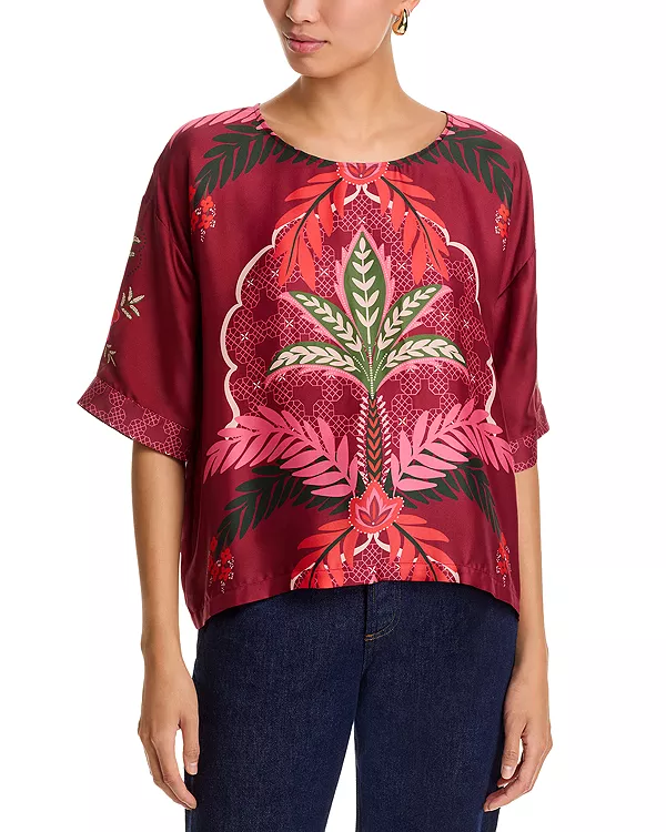 Блузка оверсайз от Arden Johnny Was, красный
Блузка оверсайз от Arden Johnny Was, красный