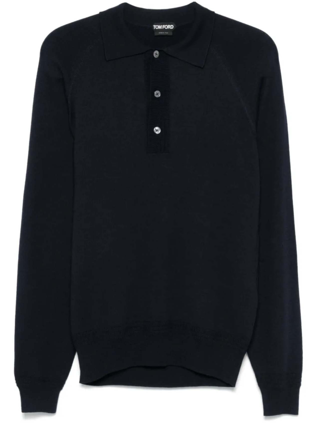 TOM FORD трикотажный свитер с воротником поло, синий
TOM FORD трикотажный свитер с воротником поло, синий