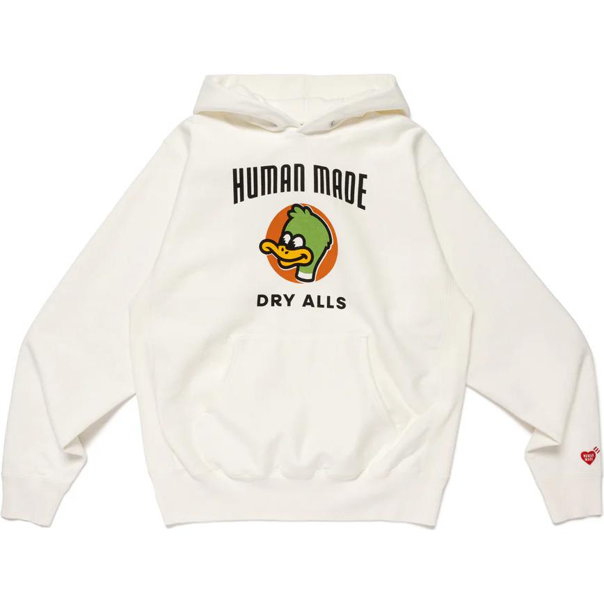 Худи с принтом утки Cotton HUMAN MADE, белый
Худи с принтом утки Cotton HUMAN MADE, белый