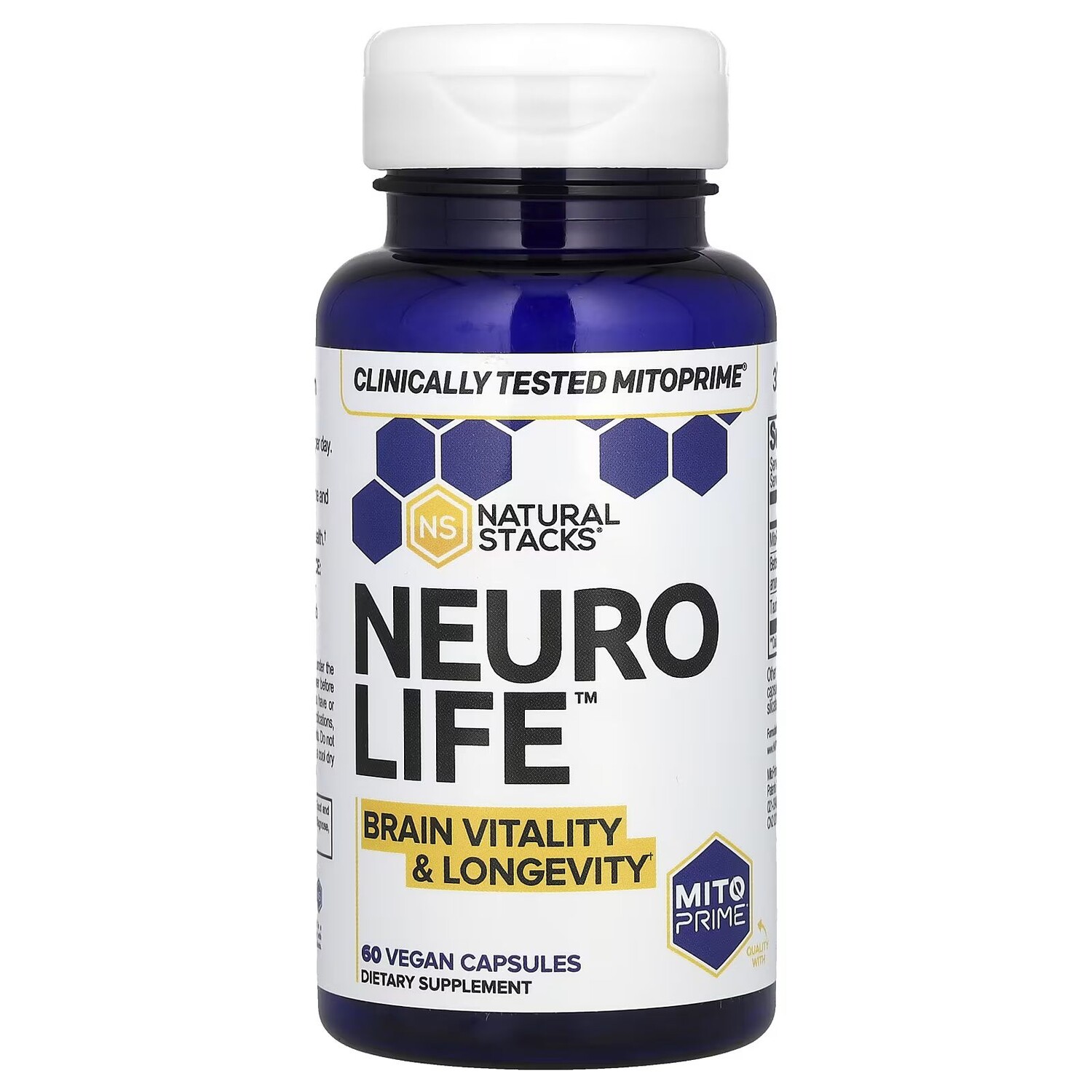 Neuro Life, 60 веганских капсул Natural Stacks
Neuro Life, 60 веганских капсул Natural Stacks