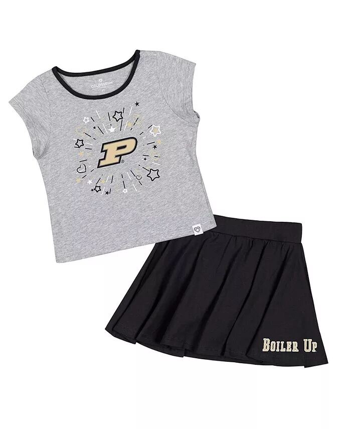 Комплект из двух предметов: футболка и юбка Purdue Boilermakers для девочек-подростков Heather Grey, Black Colosseum, серый
Комплект из двух предметов: футболка и юбка Purdue Boilermakers для девочек-подростков Heather Grey, Black Colosseum, серый