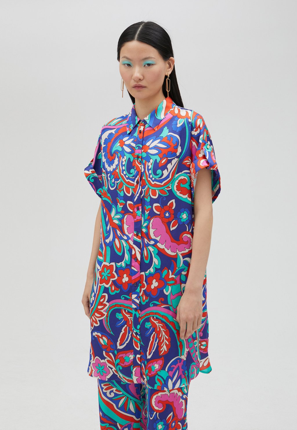 Блузка на пуговицах LOLA CASADEMUNT, синий
Блузка на пуговицах LOLA CASADEMUNT, синий