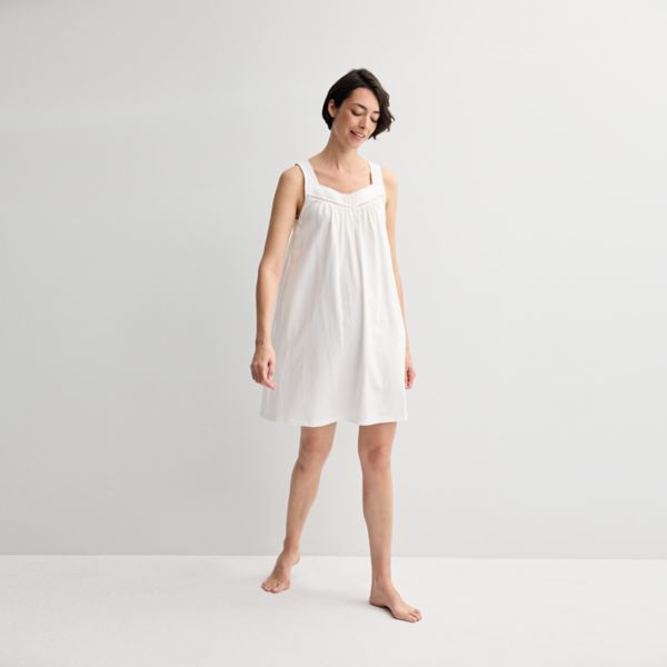 Миниатюрная хлопковая ночная сорочка Croft & Barrow, цвет white tiger
Миниатюрная хлопковая ночная сорочка Croft & Barrow, цвет white tiger