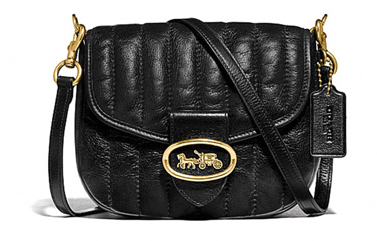 COACH Кожаная седельная сумка через плечо маленький размер женская черная
COACH Кожаная седельная сумка через плечо маленький размер женская черная