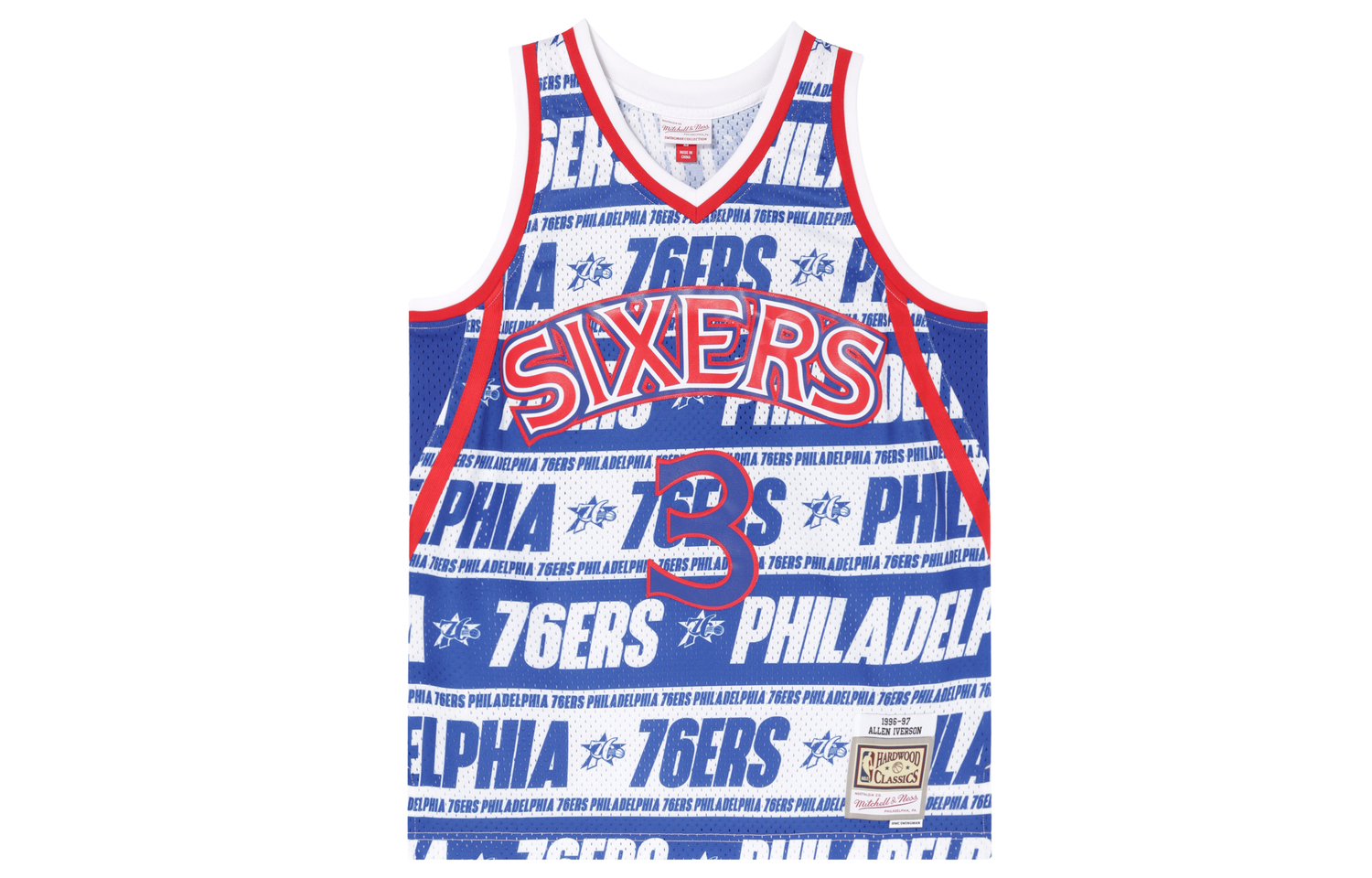 Баскетбольная майка мужская синяя Mitchell Ness
Баскетбольная майка мужская синяя Mitchell Ness