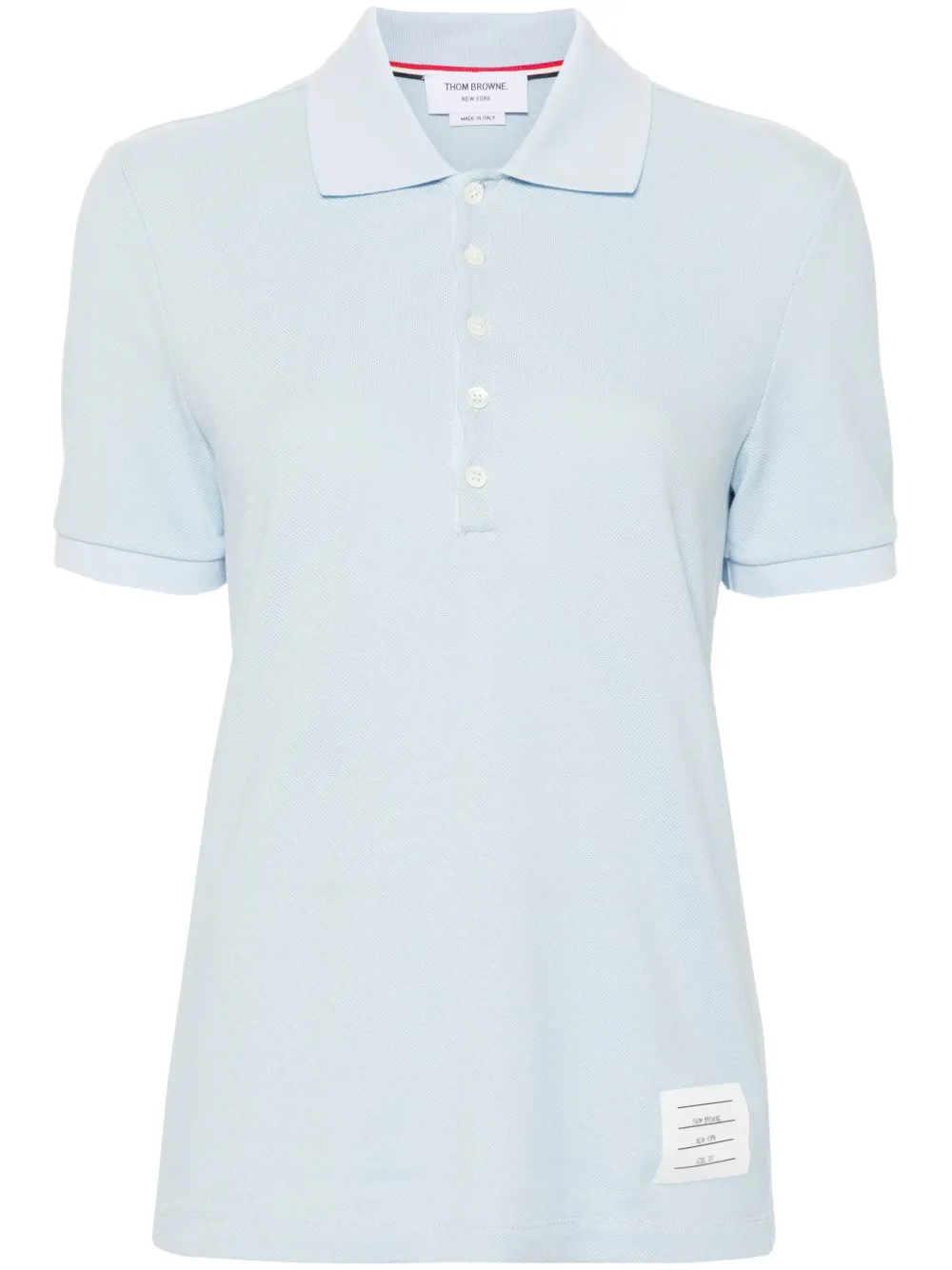 Полосатая рубашка поло с нашивкой-логотипом THOM BROWNE, синий
Полосатая рубашка поло с нашивкой-логотипом THOM BROWNE, синий