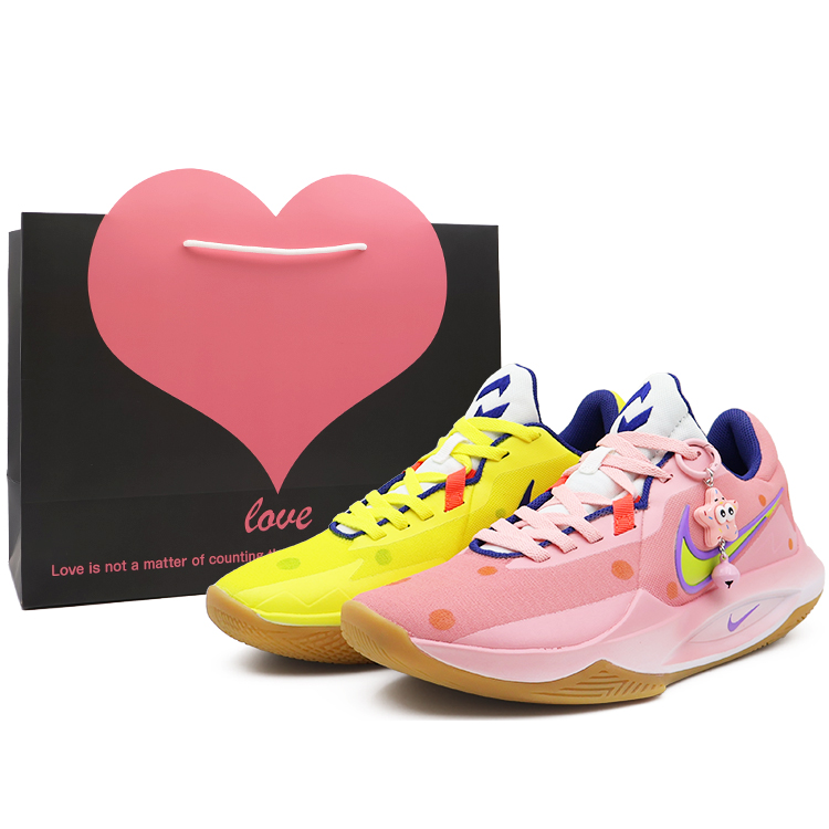 Nike Точность 6 нескользящие устойчивые к истиранию низкие баскетбольные кроссовки unisex pink yellow
Nike Точность 6 нескользящие устойчивые к истиранию низкие баскетбольные кроссовки unisex pink yellow