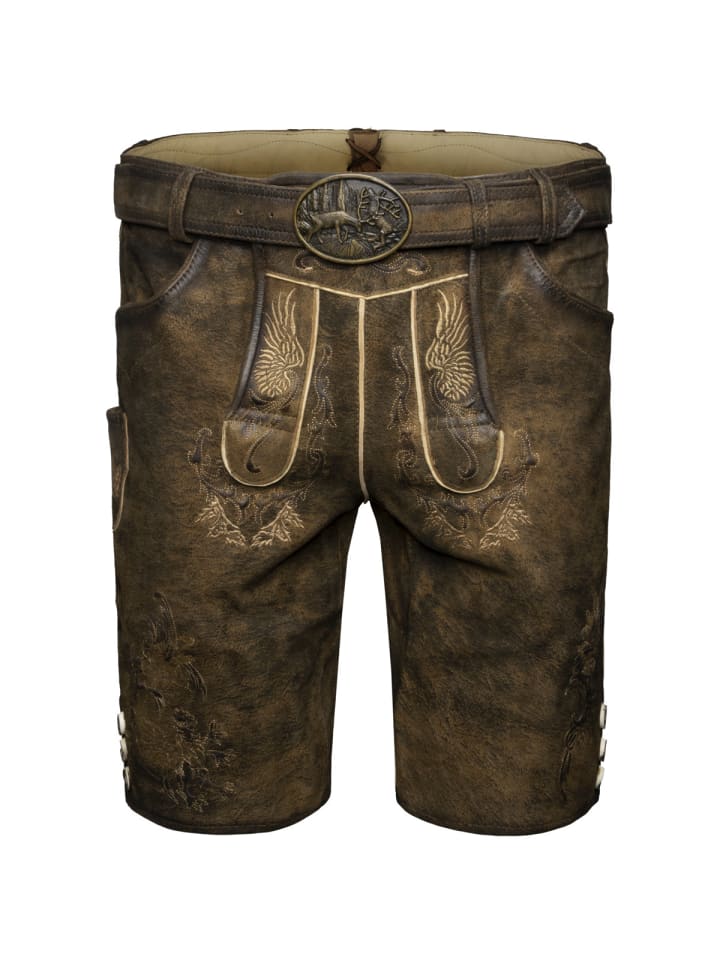 Spieth & Wensky Кожаные брюки, коричневые
Spieth & Wensky Кожаные брюки, коричневые