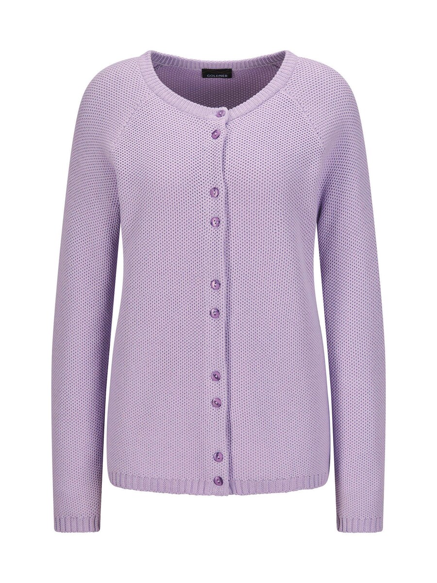Вязаный кардиган Goldner, сиреневый
Вязаный кардиган Goldner, сиреневый