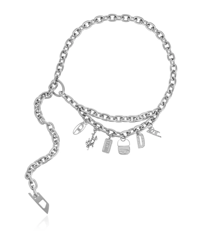 Ремень с логотипом Diesel, серый
Ремень с логотипом Diesel, серый