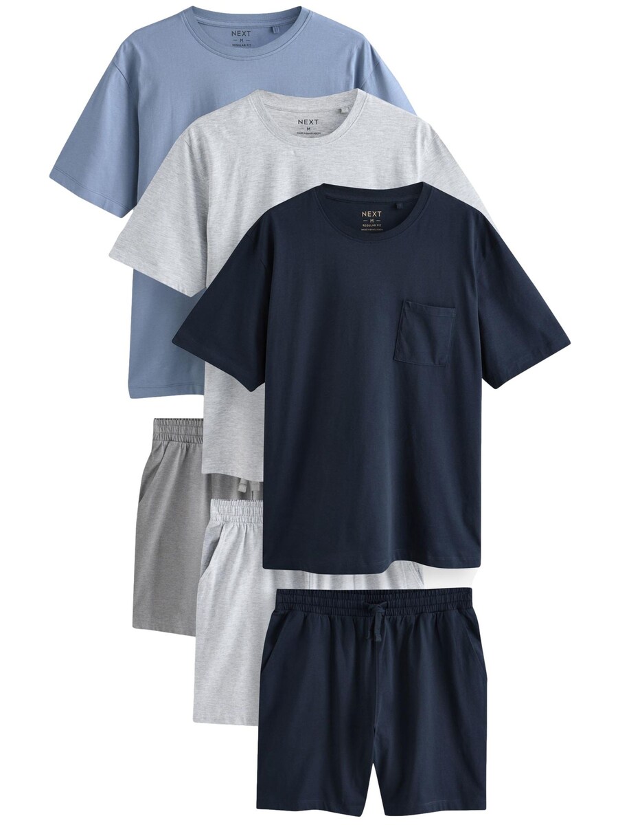 Короткая пижама Next, цвет Night blue/Dusty blue/Grey/Dark grey
Короткая пижама Next, цвет Night blue/Dusty blue/Grey/Dark grey