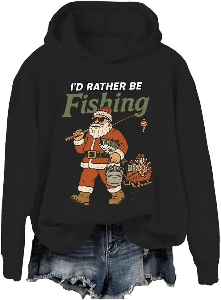 Толстовка с принтом "I'd Rather Be Fishing" Cynvor
Толстовка с принтом "I'd Rather Be Fishing" Cynvor