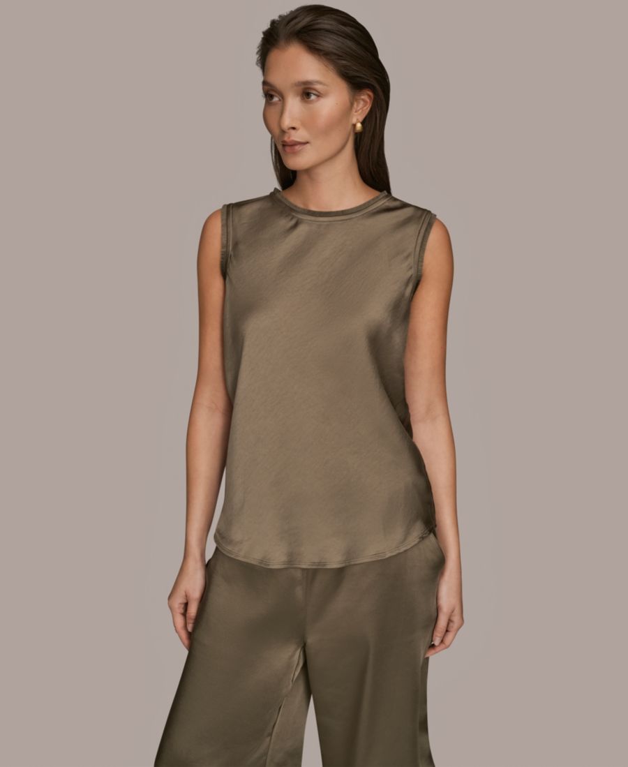 Женская майка без рукавов Donna Karan Weekend, Khaki Green
Женская майка без рукавов Donna Karan Weekend, Khaki Green