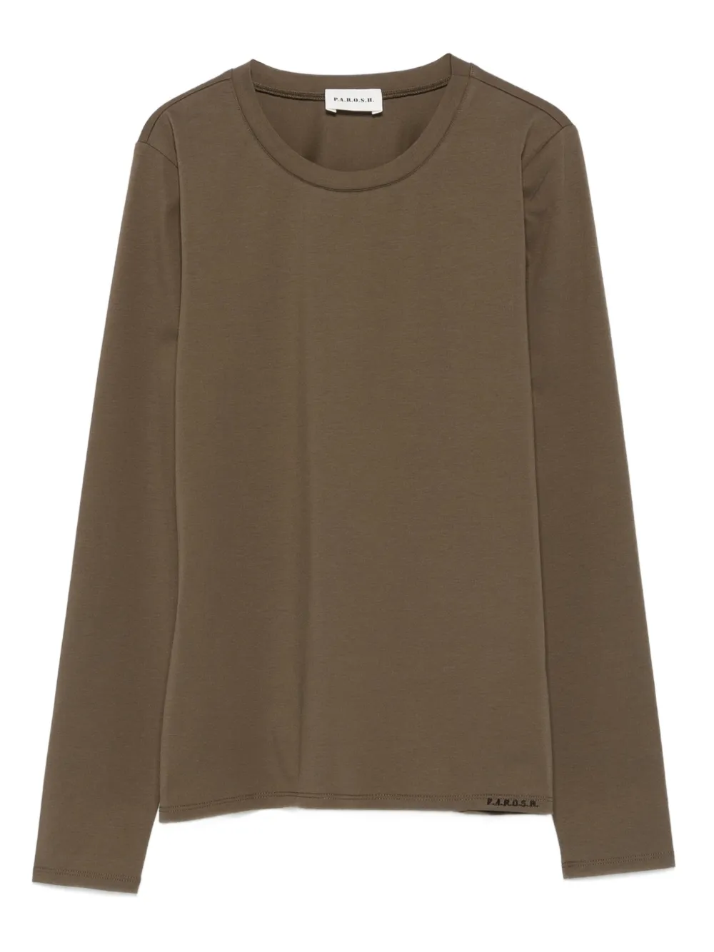 Футболка с длинными рукавами и круглым вырезом P.A.R.O.S.H., зеленый
Футболка с длинными рукавами и круглым вырезом P.A.R.O.S.H., зеленый